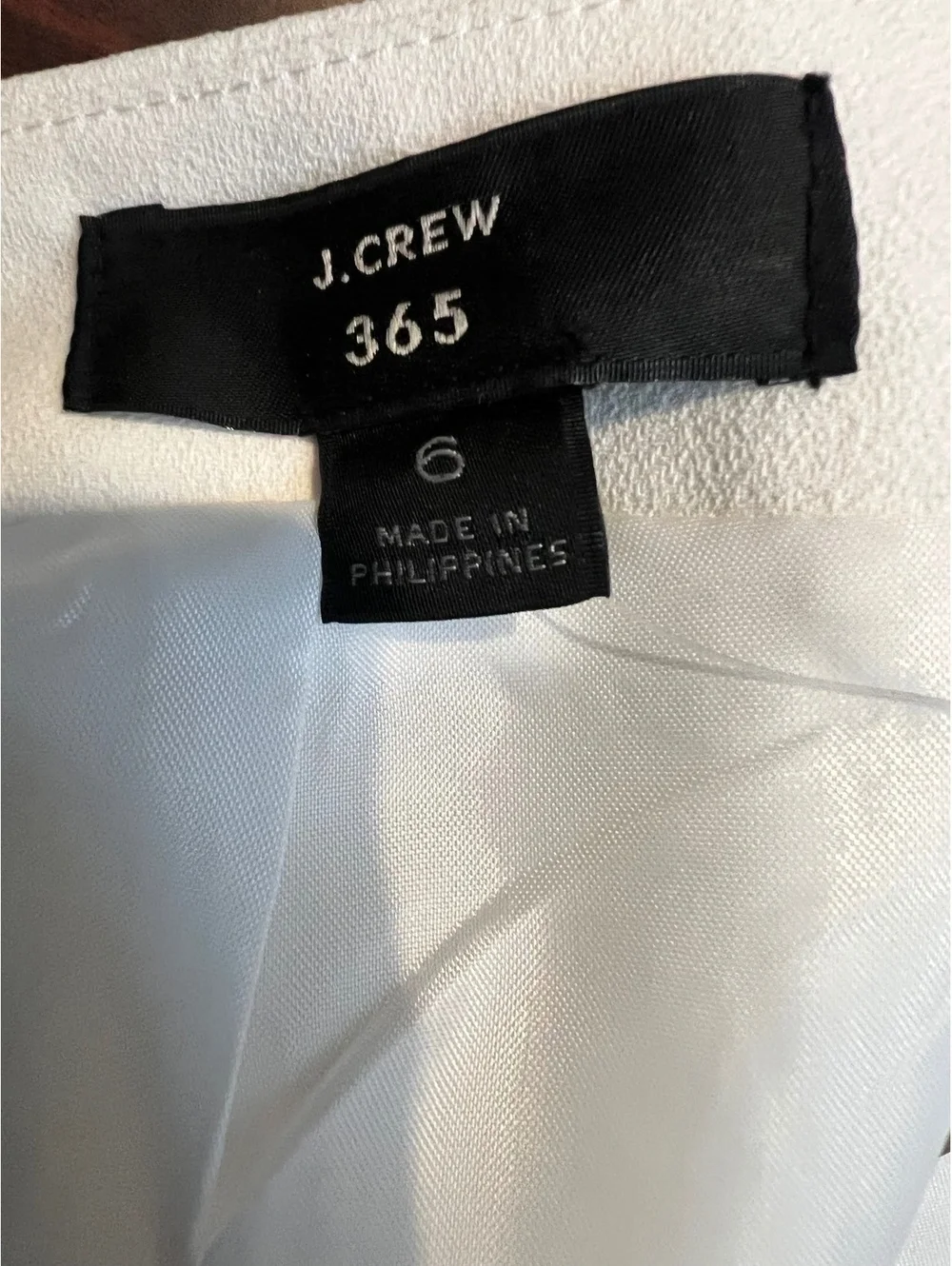 J.Crew Ivory Pencil Preppy Officecore NWT-Size 6
